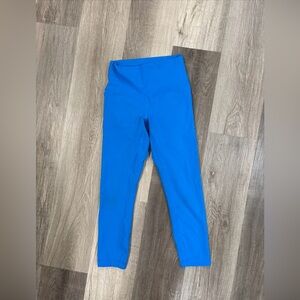 Lulu Lemon Leggings Size 6 High Rise Electric Blue Gym Workout Run
